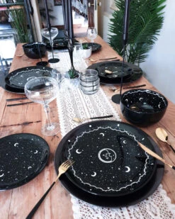 Midnight Dinnerware Set Of 2 Porcelain Plates -Rogue & Wolf Shop 20201022 163538