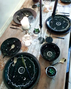 Midnight Large Porcelain Dinner Plate -Rogue & Wolf Shop 20201022 170118