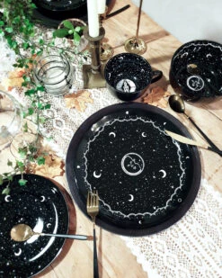 Midnight Dinnerware Set Of 2 Porcelain Plates -Rogue & Wolf Shop 20201022 175650