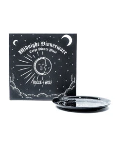 Midnight Large Porcelain Dinner Plate -Rogue & Wolf Shop 2020 10 17 6845