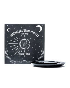 Midnight Dinnerware Set Of 2 Porcelain Plates -Rogue & Wolf Shop 2020 10 17 6947