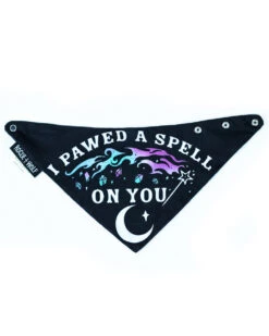 I Pawed A Spell On You Pet Bandana - Dog Or Cat -Rogue & Wolf Shop 2021 02 13 9828