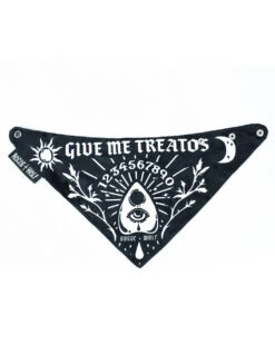Give Me Treatos Ouija Pet Bandana - Dog Or Cat -Rogue & Wolf Shop 2021 02 13 9846