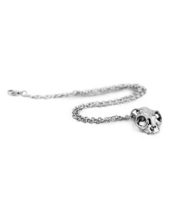 Cat Skull Necklace In Mirror Steel -Rogue & Wolf Shop 2021 10 13 9999 130
