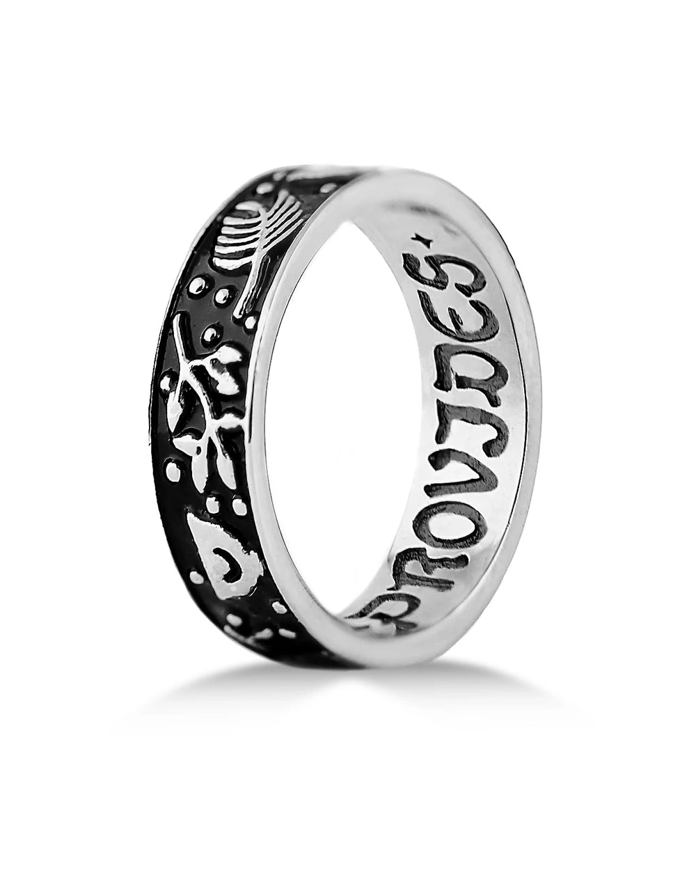 Alchemy Ring In Blackened Steel 3 Alchemy Ring In Blackened Steel