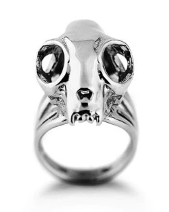 Cat Skull Ring In Mirror Steel -Rogue & Wolf Shop 2021 10 13 9999 808 Recovered
