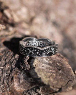Moonrise Ring In Blackened Steel -Rogue & Wolf Shop 2021 10 15 9999 126