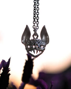 Vampire Bat Necklace In Mirror Steel -Rogue & Wolf Shop 2021 10 15 9999 788