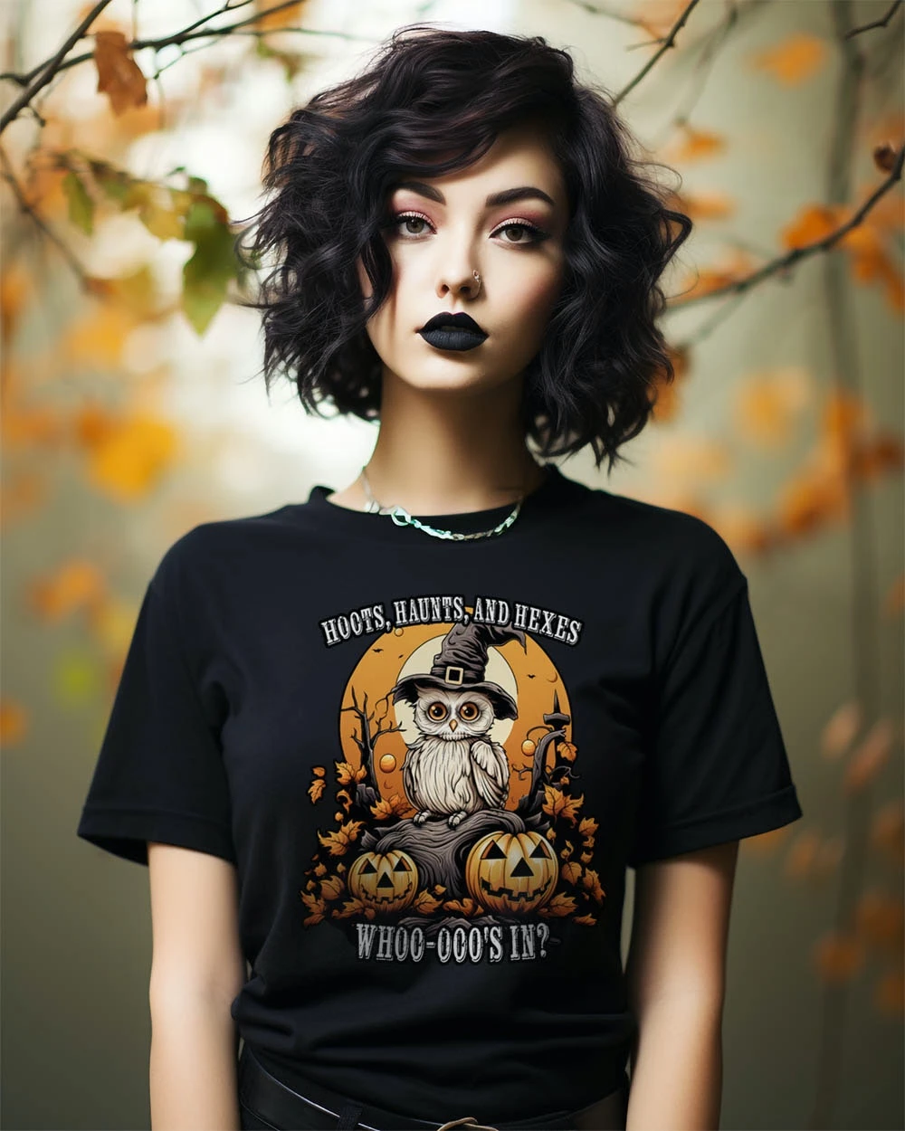 Hoots, Haunts, And Hexes Tee 3 Hoots, Haunts, And Hexes Tee