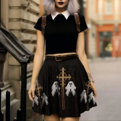 Holy Spirits Skater Skirt