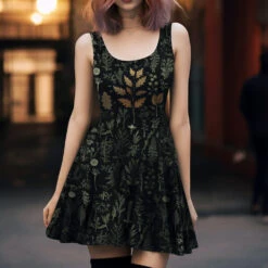 Autumn Memoir Skater Dress