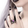 Occult Black Silver Ring US5 To US10 -Rogue & Wolf Shop A7304537a 2