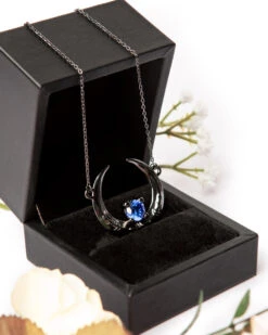 Eclipse Black Silver Necklace 27 Eclipse Black Silver Necklace -Rogue & Wolf Shop A7304911a