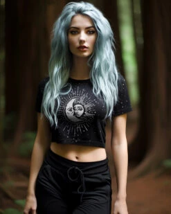 Astral Short Sleeve Crop Top