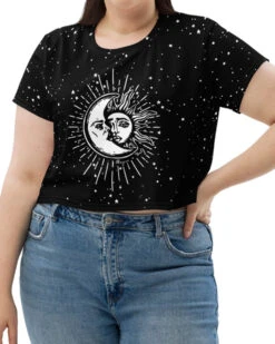 Astral Short Sleeve Crop Top -Rogue & Wolf Shop AstralTee Product 03 344d2edb c49c 4393 8bd7 5b947a39ec0f