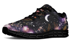 Cosmic Petals Athletic Sneakers -Rogue & Wolf Shop AthleticSneakers CosmicPetalsAthleticSneakers 173 23645 Activesneakers Blk STR2 RAW