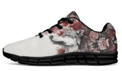 Crimson Wolf Athletic Sneakers