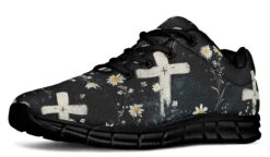 Graveyard Bloom Athletic Sneakers -Rogue & Wolf Shop AthleticSneakers GraveyardBloomAthleticSneakers 173 49763 Activesneakers Blk STR2 RAW