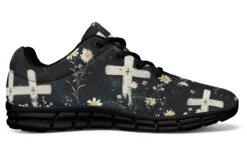 Graveyard Bloom Athletic Sneakers -Rogue & Wolf Shop AthleticSneakers GraveyardBloomAthleticSneakers 173 49763 Activesneakers Blk STR3 RAW