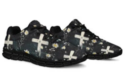 Graveyard Bloom Athletic Sneakers -Rogue & Wolf Shop AthleticSneakers GraveyardBloomAthleticSneakers 173 49763 Activesneakers Blk STR6 RAW