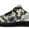 Mourning Petals Athletic Sneakers -Rogue & Wolf Shop AthleticSneakers MourningPetalsAthleticSneakers 173 49766 Activesneakers Blk STR1 RAW