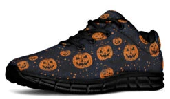 Pumpkin Party Athletic Sneakers -Rogue & Wolf Shop AthleticSneakers PumpkinPartyAthleticSneakers 173 09993 Activesneakers Blk STR2 RAW