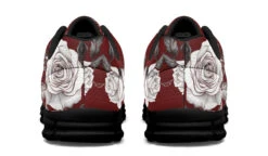 Red Rose Romance Athletic Sneakers 22 Red Rose Romance Athletic Sneakers -Rogue & Wolf Shop AthleticSneakers RedRoseRomanceAthleticSneakers 173 53163 ActiveSneakers RAW Blk STR5