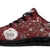 Red Rose Romance Athletic Sneakers -Rogue & Wolf Shop AthleticSneakers RedRoseRomanceAthleticSneakers 173 53163 Activesneakers Blk STR1 RAW