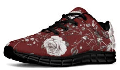 Red Rose Romance Athletic Sneakers 20 Red Rose Romance Athletic Sneakers -Rogue & Wolf Shop AthleticSneakers RedRoseRomanceAthleticSneakers 173 53163 Activesneakers Blk STR2 RAW