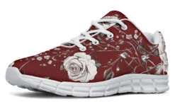 Red Rose Romance Athletic Sneakers 28 Red Rose Romance Athletic Sneakers -Rogue & Wolf Shop AthleticSneakers RedRoseRomanceAthleticSneakers 173 53163 Activesneakers WT STR2 RAW