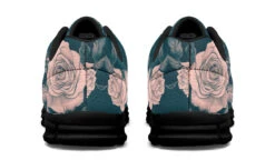 Teal Rose Romance Athletic Sneakers -Rogue & Wolf Shop AthleticSneakers TealRoseRomanceAthleticSneakers 173 53166 ActiveSneakers RAW Blk STR5