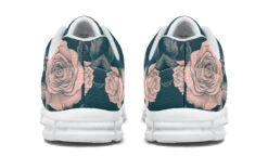 Teal Rose Romance Athletic Sneakers -Rogue & Wolf Shop AthleticSneakers TealRoseRomanceAthleticSneakers 173 53166 ActiveSneakers RAW WT STR5