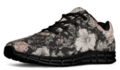 Vintage Peonies Athletic Sneakers -Rogue & Wolf Shop AthleticSneakers VintagePeoniesAthleticSneakers 173 06596 Activesneakers Blk STR2 RAW