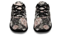 Vintage Peonies Athletic Sneakers -Rogue & Wolf Shop AthleticSneakers VintagePeoniesAthleticSneakers 173 06596 Activesneakers Blk STR4 RAW