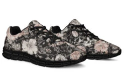 Vintage Peonies Athletic Sneakers -Rogue & Wolf Shop AthleticSneakers VintagePeoniesAthleticSneakers 173 06596 Activesneakers Blk STR6 RAW