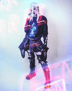 Crystal Queen Long Sleeve Tee -Rogue & Wolf Shop BBM 2460