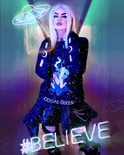 Crystal Queen Long Sleeve Tee -Rogue & Wolf Shop BBM 2484