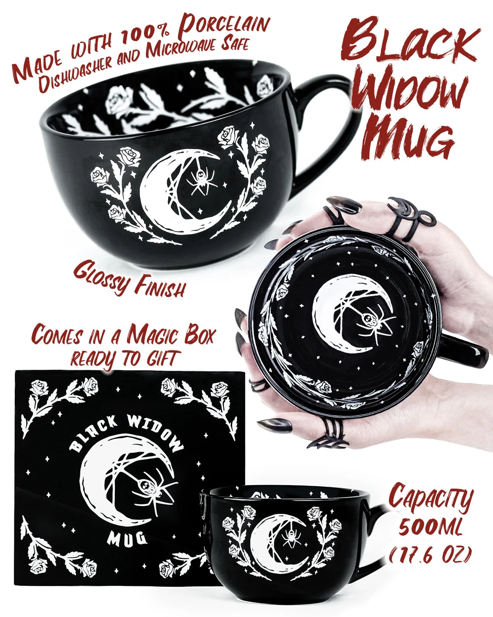 Black Widow Mug 8 Black Widow Mug - Image 6