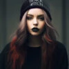 Black Witch Beanie -Rogue & Wolf Shop BlackWitchBeanie 01