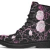 Amethyst Kintsugi Rose Boots -Rogue & Wolf Shop Boots AmethystKintsugiRoseBoots 173 35351 Boots Blk STR1 RAW