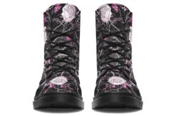 Amethyst Kintsugi Rose Boots -Rogue & Wolf Shop Boots AmethystKintsugiRoseBoots 173 35351 Boots Blk STR4 RAW