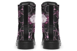 Amethyst Kintsugi Rose Boots -Rogue & Wolf Shop Boots AmethystKintsugiRoseBoots 173 35351 Boots Blk STR5 RAW