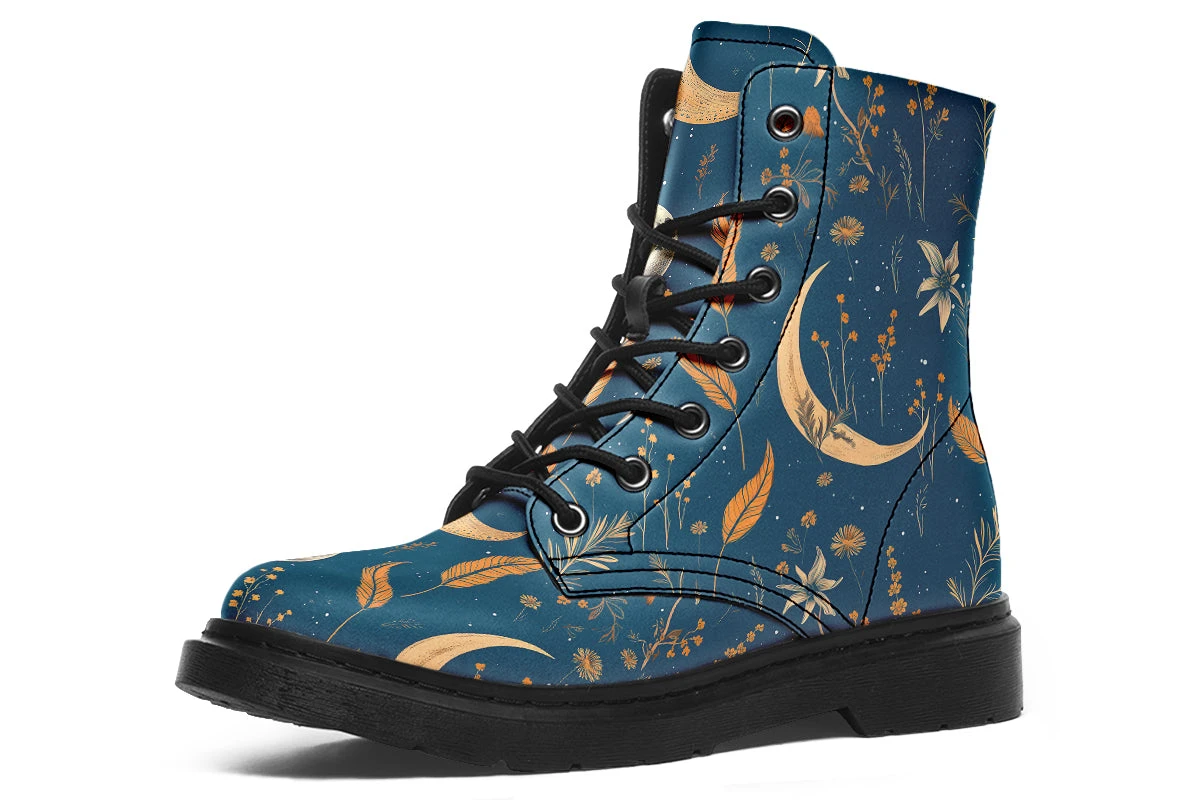 Blue Moonlit Botanica Boots 6 Blue Moonlit Botanica Boots - Image 4