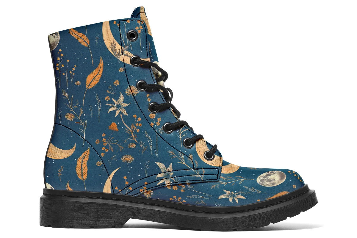 Blue Moonlit Botanica Boots 5 Blue Moonlit Botanica Boots - Image 3