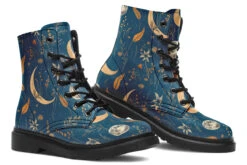 Blue Moonlit Botanica Boots 15 Blue Moonlit Botanica Boots -Rogue & Wolf Shop Boots BlueMoonlitBotanicaBoots 173 31331 Boots Blk STR8 RAW