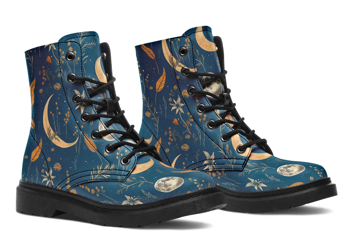 Blue Moonlit Botanica Boots 4 Blue Moonlit Botanica Boots - Image 2