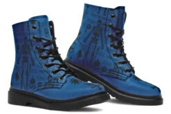 Blue Vampire Study Boots -Rogue & Wolf Shop Boots BlueVampireStudyBoots 173 86772 Boots Blk STR8 RAW