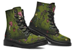 Green Herbology Boots -Rogue & Wolf Shop Boots GreenHerbologyBoots 173 31353 Boots Blk STR8 RAW