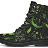 Green Moonlit Botanica Boots -Rogue & Wolf Shop Boots GreenMoonlitBotanicaBoots 173 31360 Boots Blk STR1 RAW
