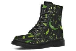 Green Moonlit Botanica Boots -Rogue & Wolf Shop Boots GreenMoonlitBotanicaBoots 173 31360 Boots Blk STR2 RAW